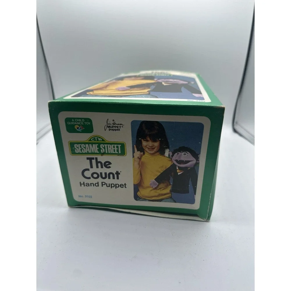 VTG Sesame Street Hand Puppet Lot 4 Bert Ernie Big Bird Count Jim Henson Muppet